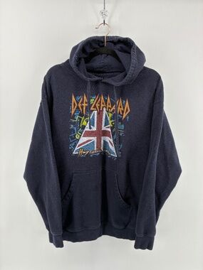 Mens Def Leopard Lightweight Hoodie